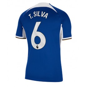 Chelsea Thiago Silva #6 Hemmakläder 2023-24 Kortärmad